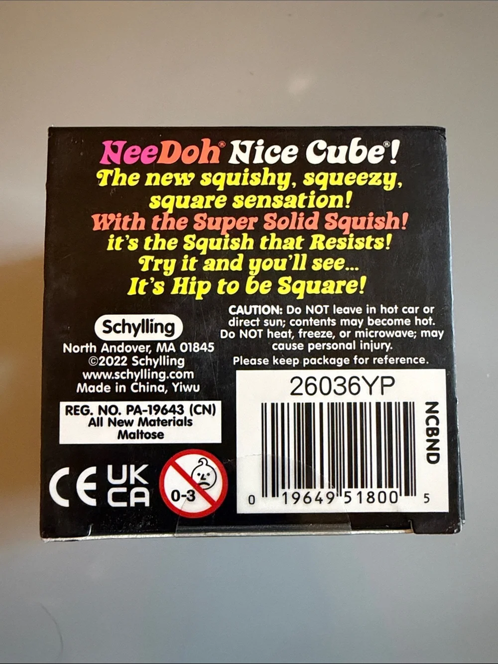 Authentic NEE DIH Nice Cube Super Solid Squish - Teal